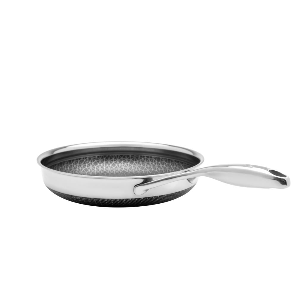 Ensemble de casseroles et poêles DiamondClad 7 pièces en acier inoxydable hybride antiadhésif