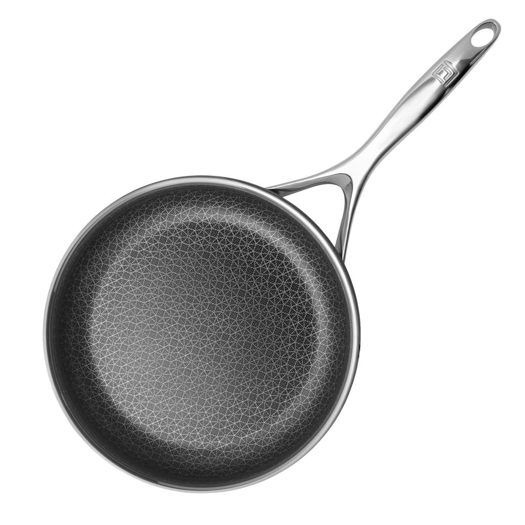 Ensemble de casseroles et poêles DiamondClad 7 pièces en acier inoxydable hybride antiadhésif
