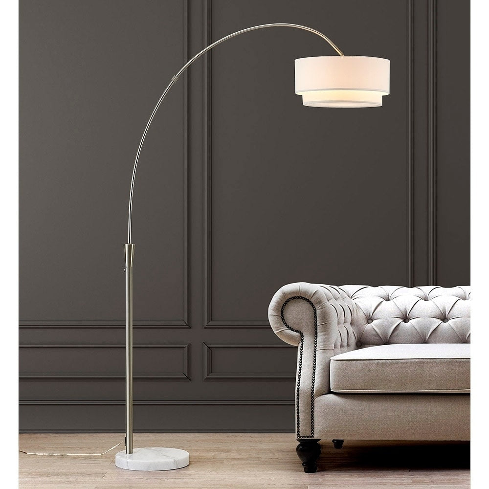 Lampe de sol à arche de 81 pouces Flam de Carson Carrington