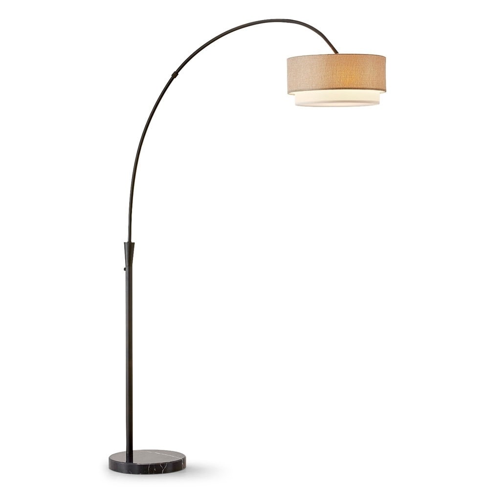 Lampe de sol à arche de 81 pouces Flam de Carson Carrington