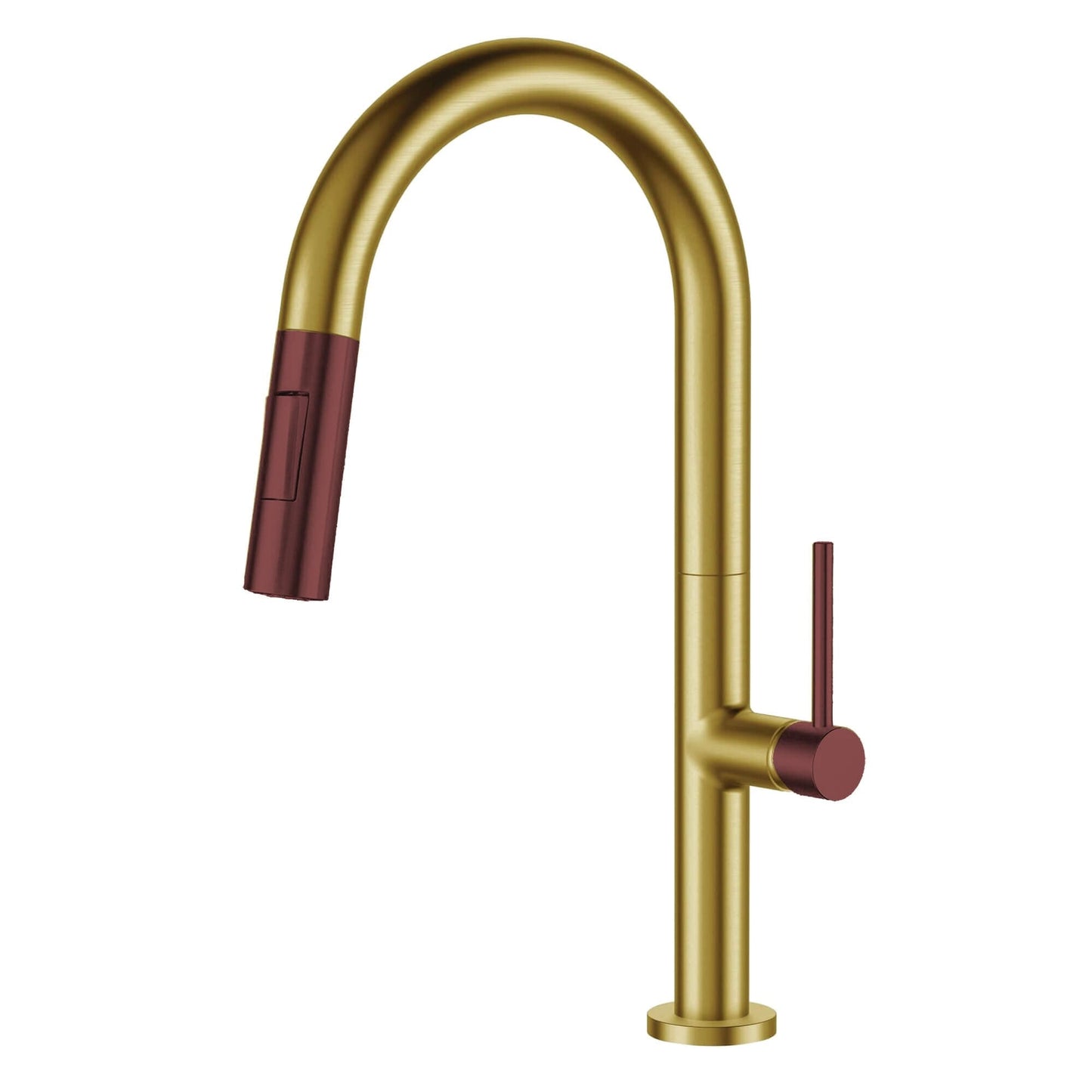 Robinet de cuisine à tirage vertical à simple commande de Fine Fixtures