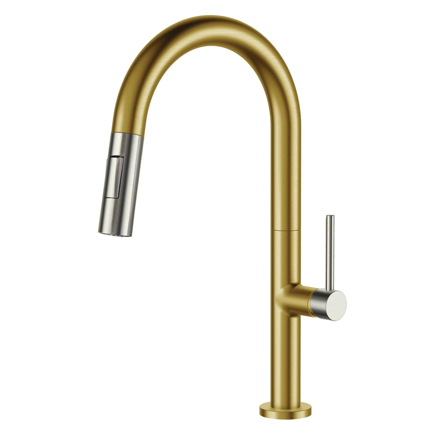 Robinet de cuisine à tirage vertical à simple commande de Fine Fixtures