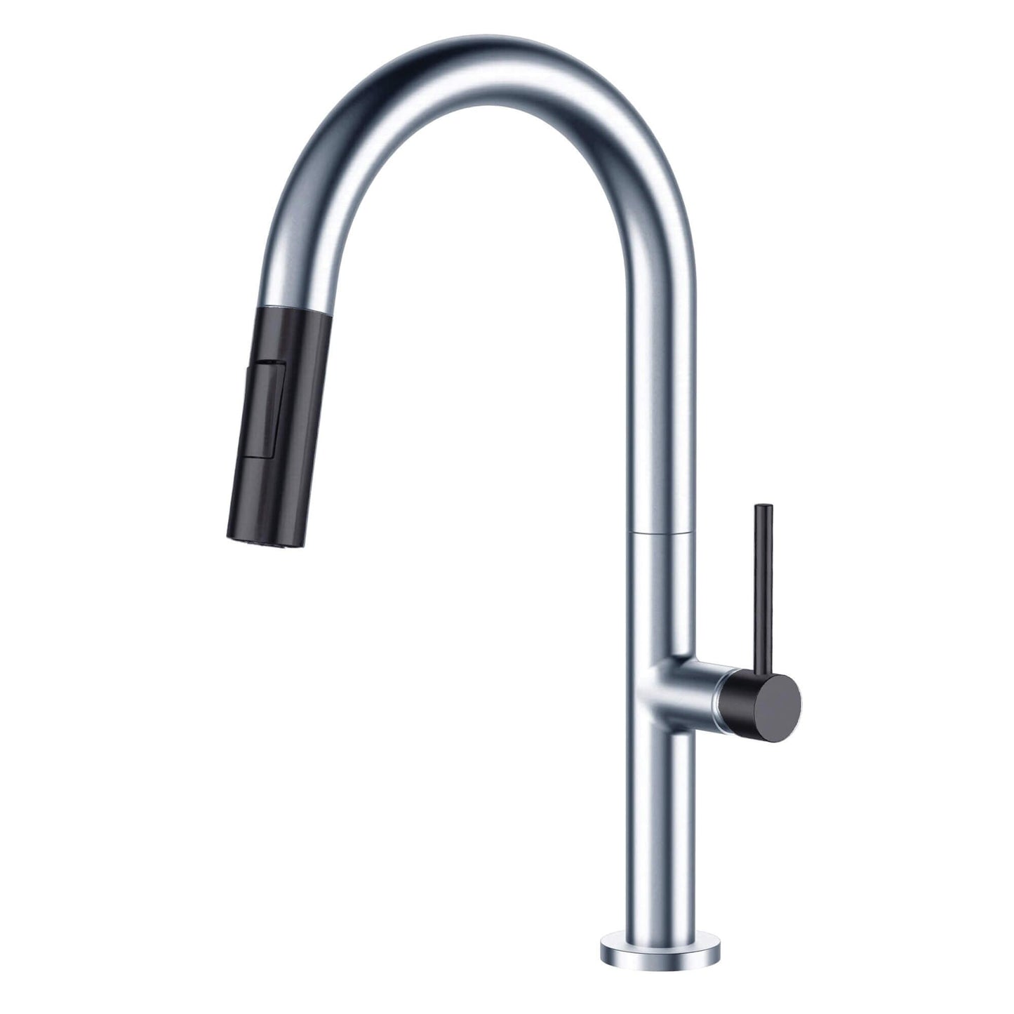 Robinet de cuisine à tirage vertical à simple commande de Fine Fixtures