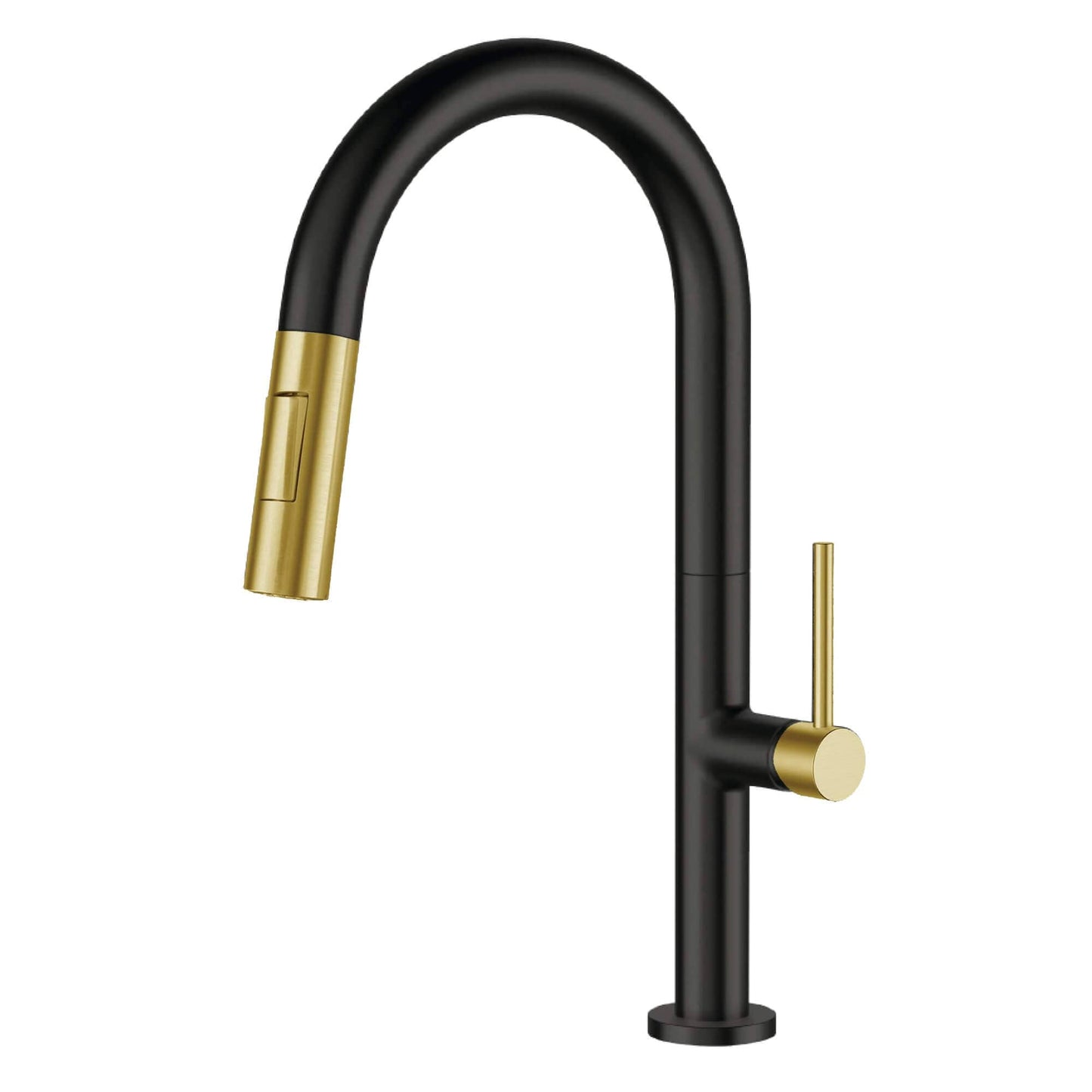 Robinet de cuisine à tirage vertical à simple commande de Fine Fixtures