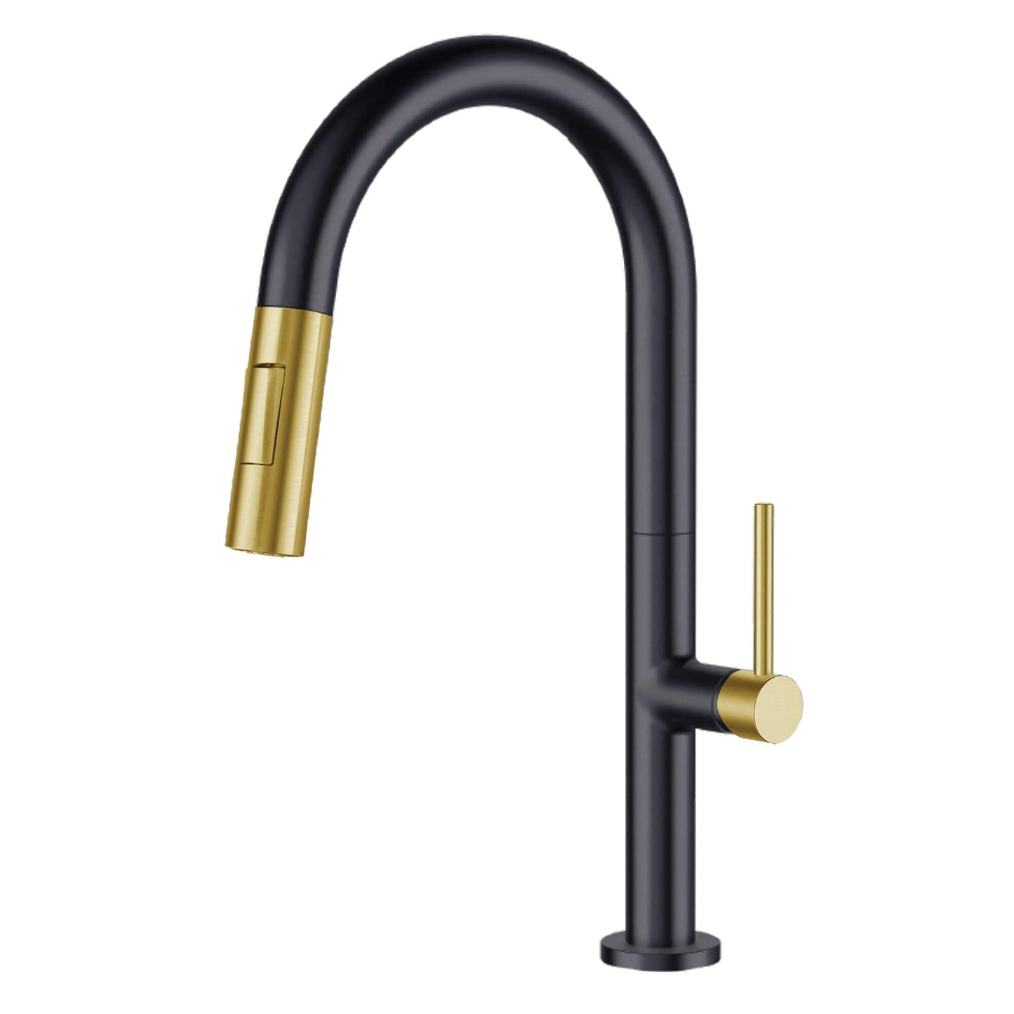 Robinet de cuisine à tirage vertical à simple commande de Fine Fixtures