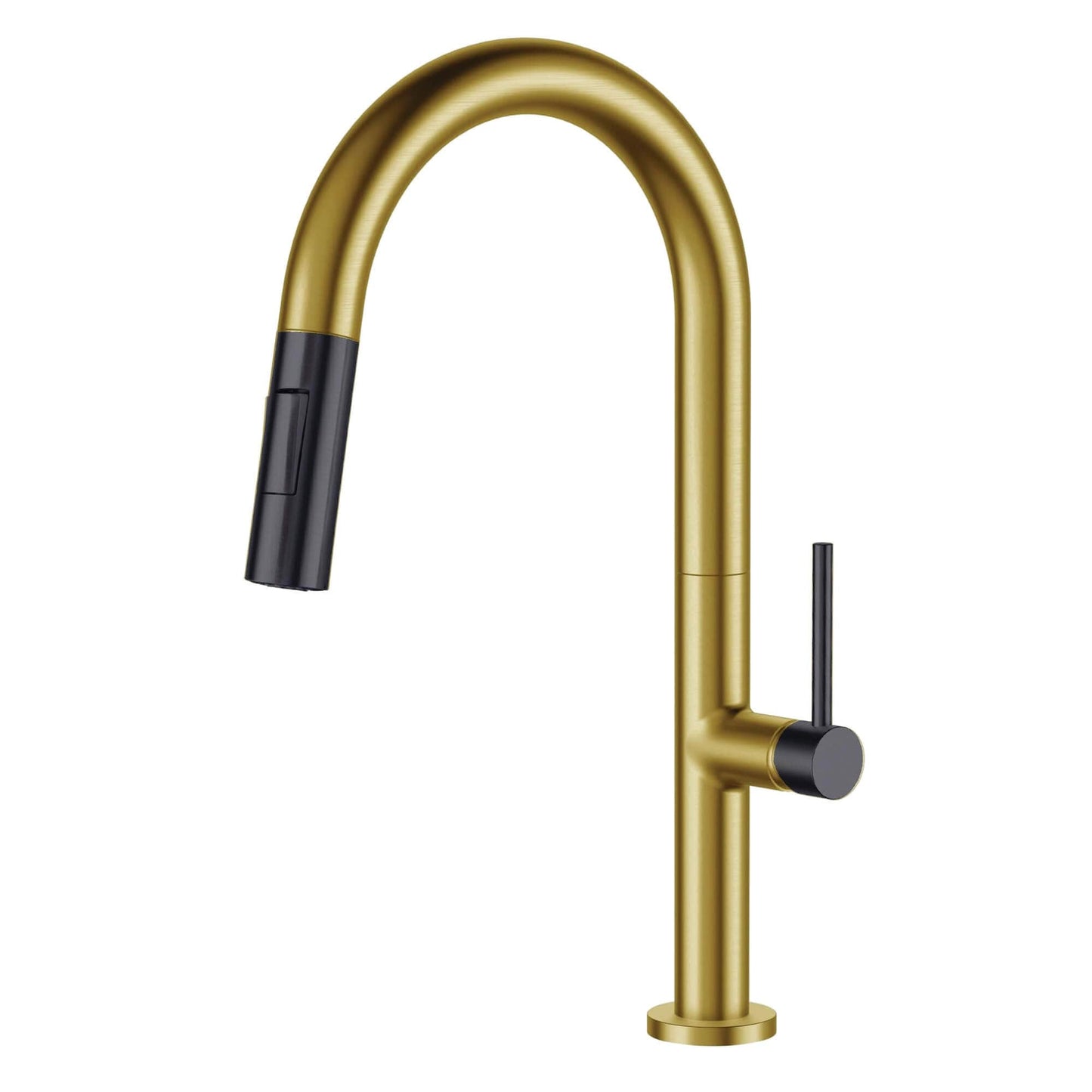 Robinet de cuisine à tirage vertical à simple commande de Fine Fixtures
