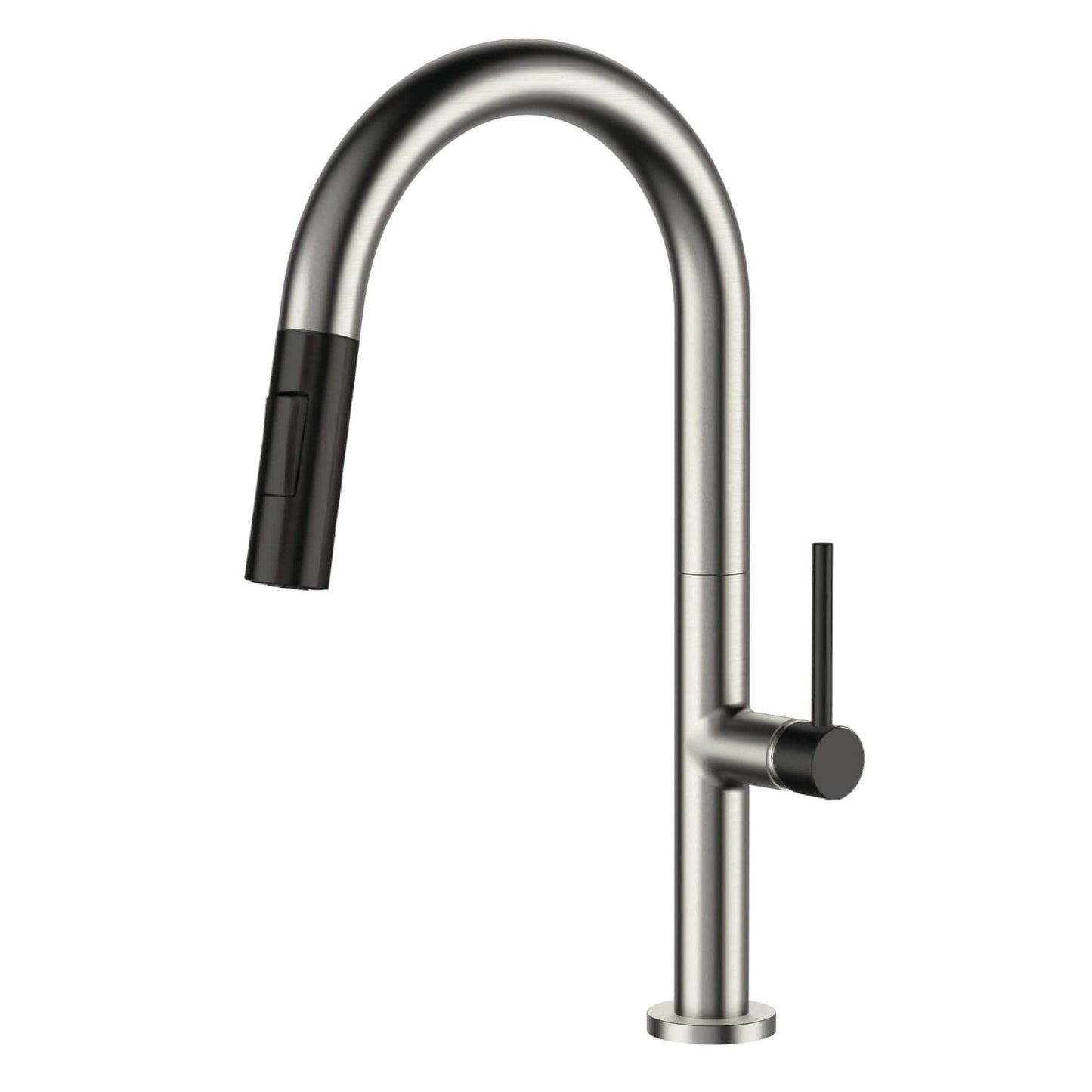 Robinet de cuisine à tirage vertical à simple commande de Fine Fixtures