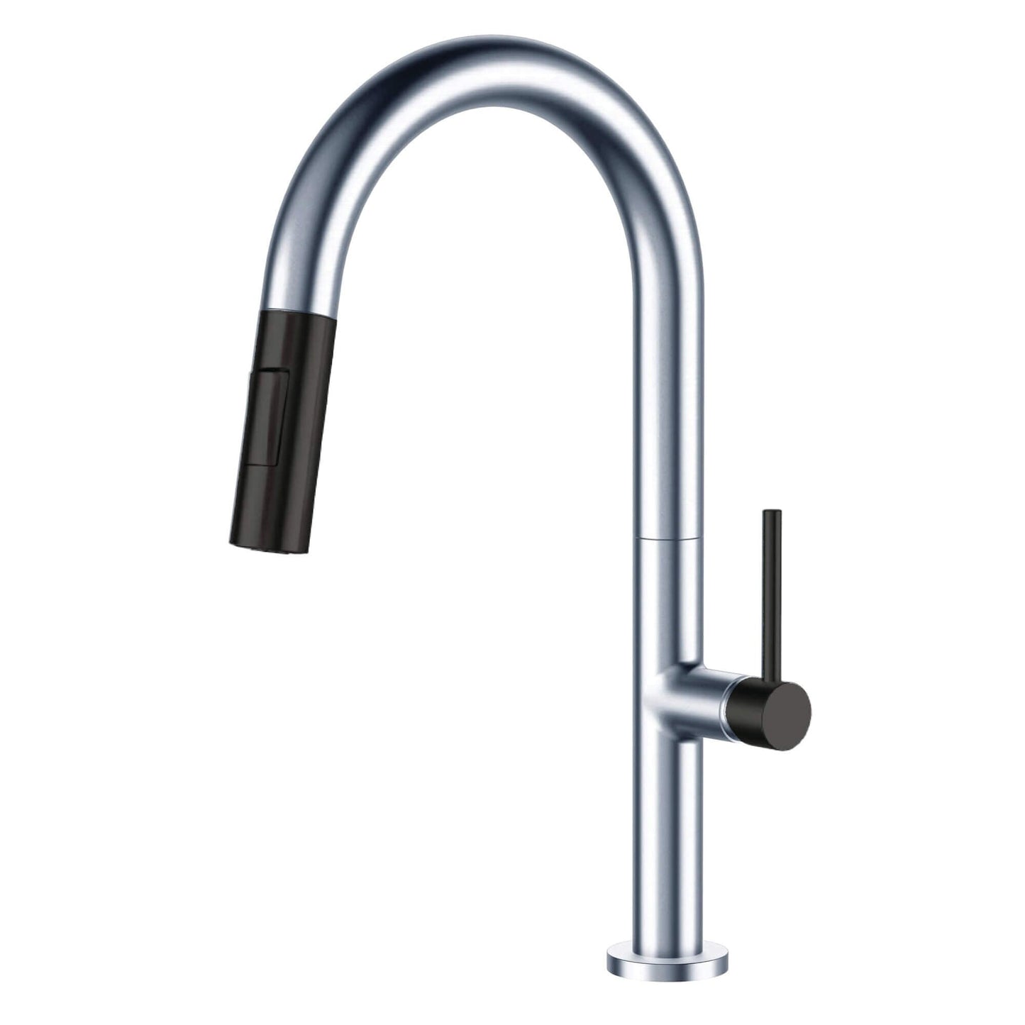 Robinet de cuisine à tirage vertical à simple commande de Fine Fixtures