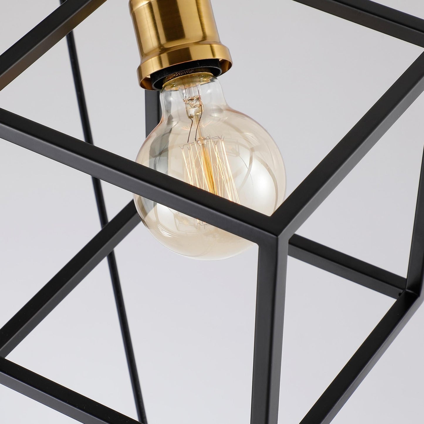 Suspension géométrique pour escalier, hauteur réglable, lustre à 5 ou 7 lumières.