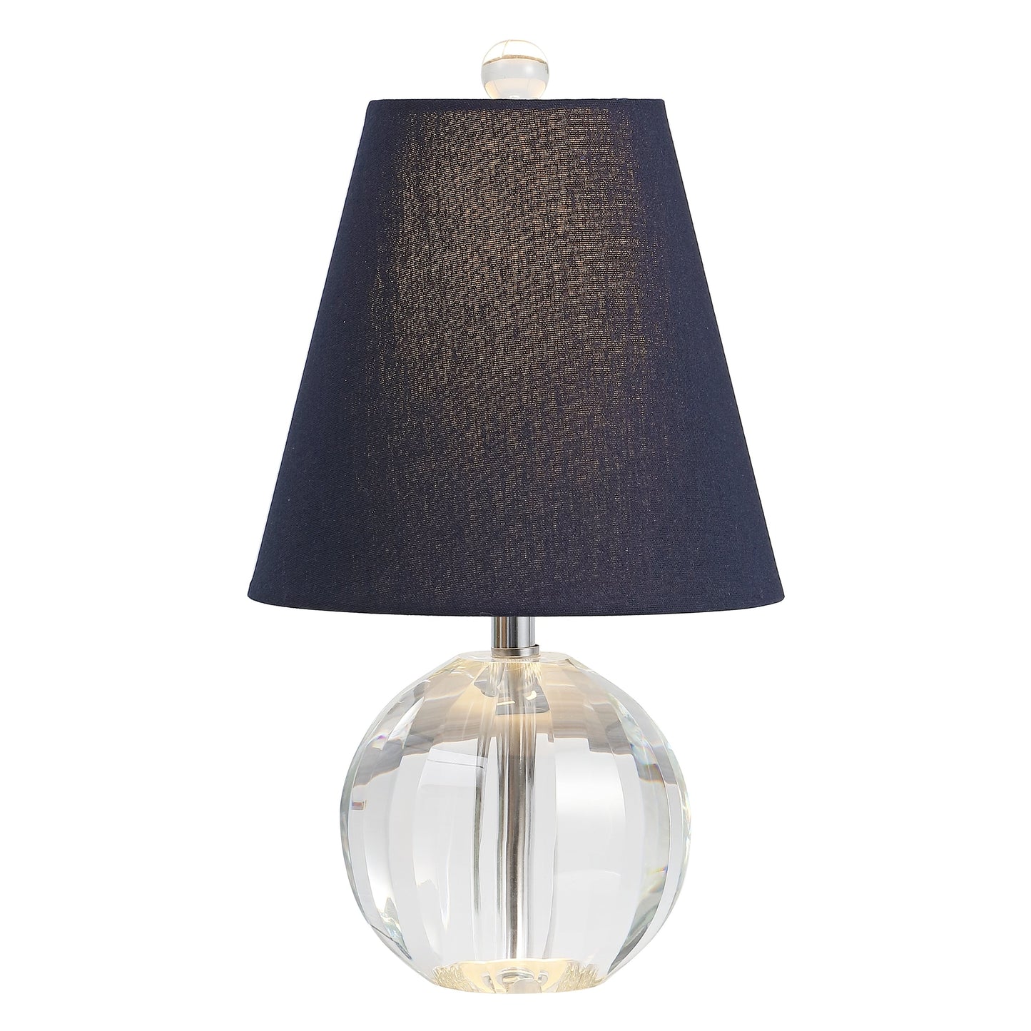 Lampe de table LED Goddard à boule de cristal/métal de 16 pouces, par JONATHAN Y