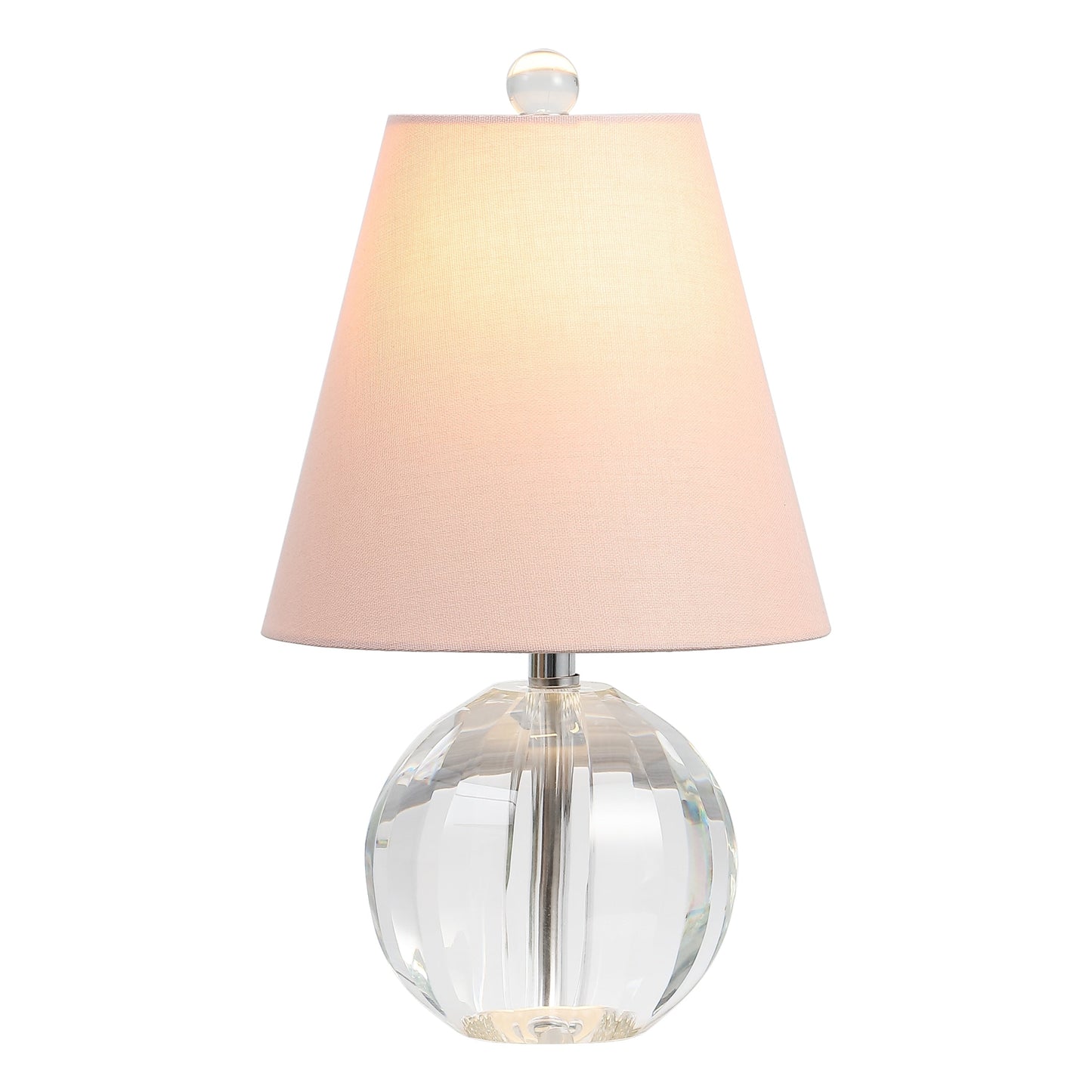 Lampe de table LED Goddard à boule de cristal/métal de 16 pouces, par JONATHAN Y