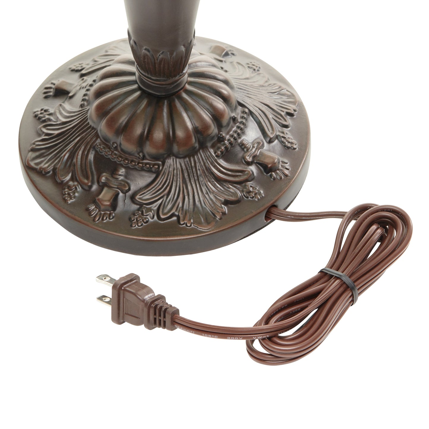 Gracewood Hollow Asdreni Lampe Tiffany en verre dépoli de 50,8 cm - 35,5 L x 35,5 l x 51,5 H (cm)