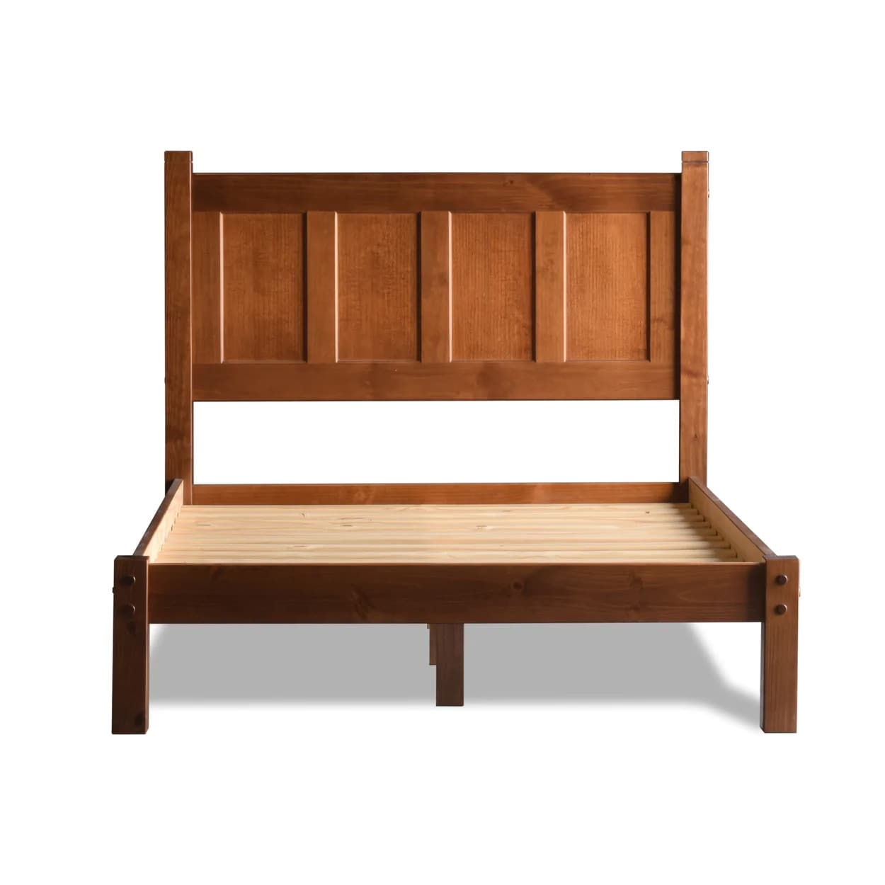 Lit-plateforme à panneaux en bois massif de style Shaker de Grain Wood Furniture