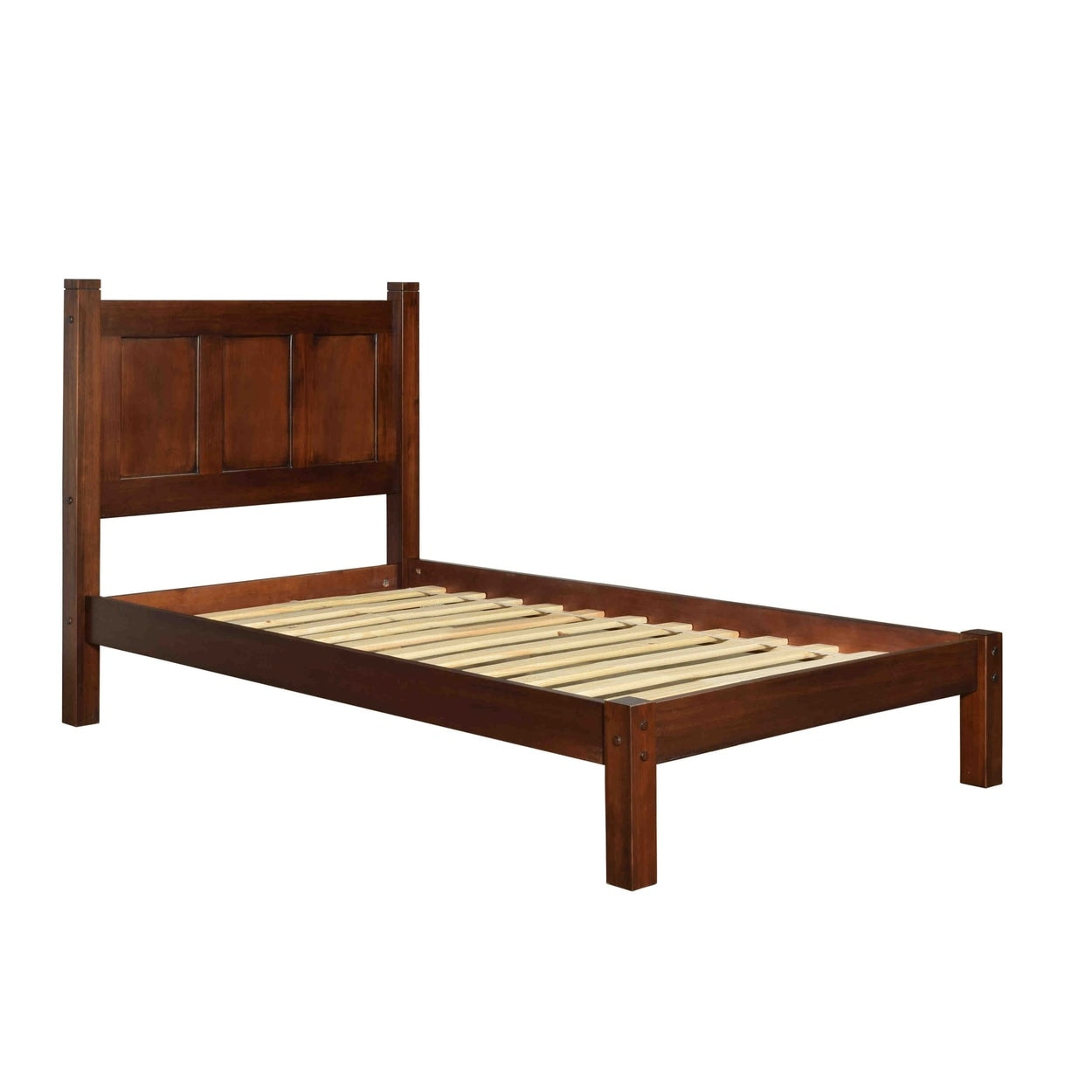 Lit-plateforme à panneaux en bois massif de style Shaker de Grain Wood Furniture