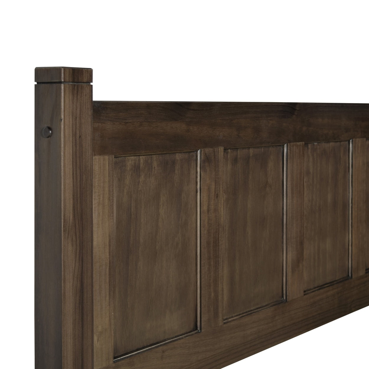 Lit-plateforme à panneaux en bois massif de style Shaker de Grain Wood Furniture