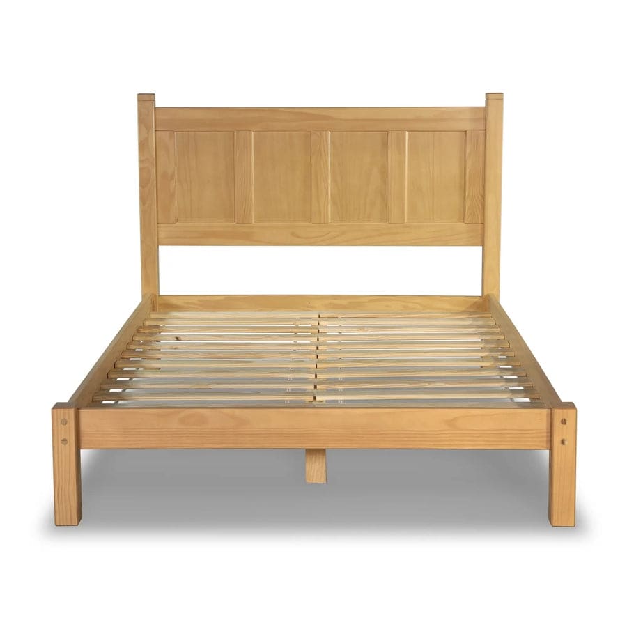 Lit-plateforme à panneaux en bois massif de style Shaker de Grain Wood Furniture