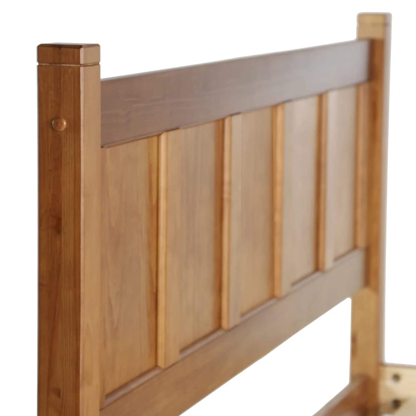 Lit-plateforme à panneaux en bois massif de style Shaker de Grain Wood Furniture