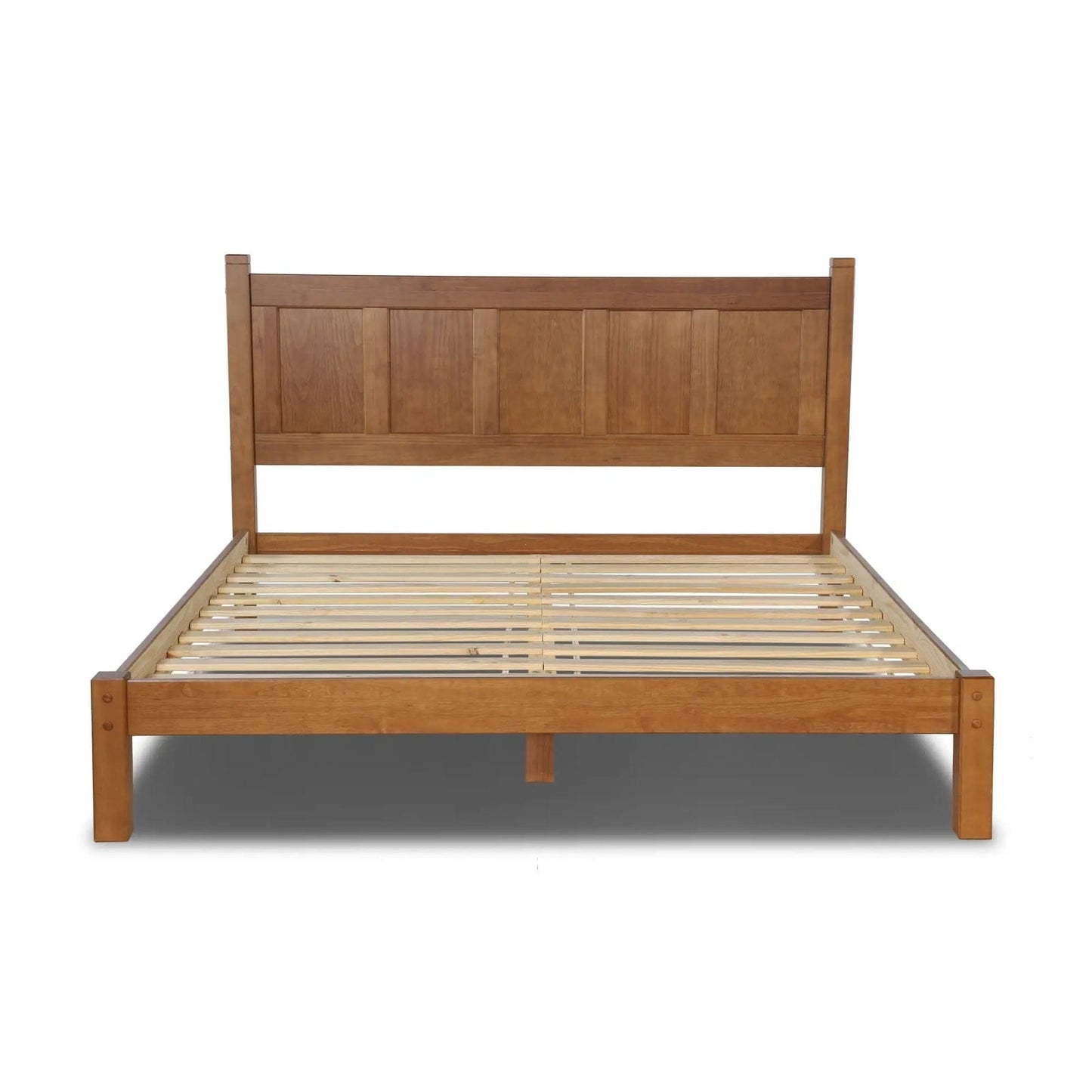 Lit-plateforme à panneaux en bois massif de style Shaker de Grain Wood Furniture