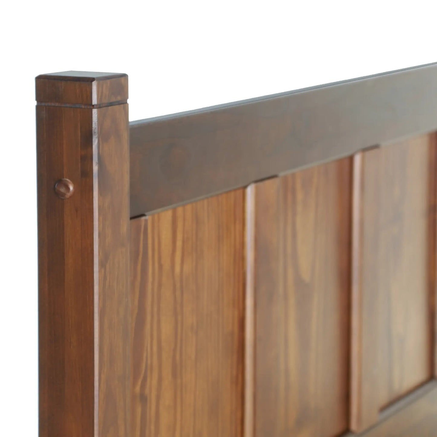 Lit-plateforme à panneaux en bois massif de style Shaker de Grain Wood Furniture