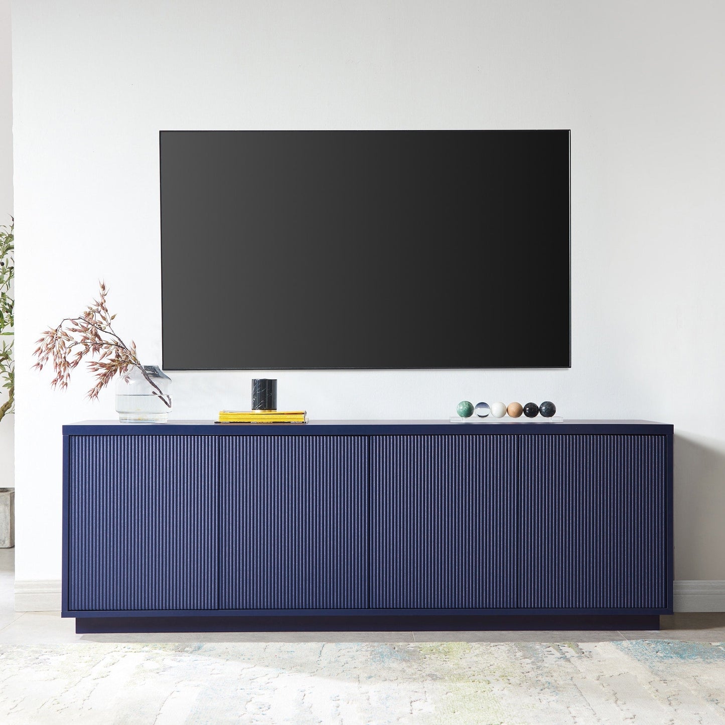 Meuble TV rectangulaire Hanson pour téléviseurs jusqu'à 75 pouces