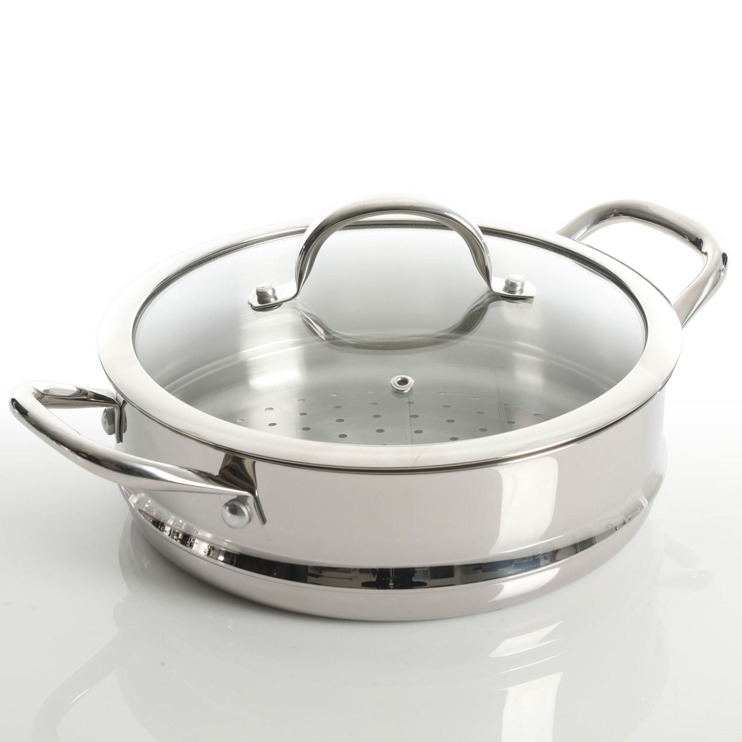 Ensemble de 10 pièces de batterie de cuisine en acier inoxydable de haute qualité