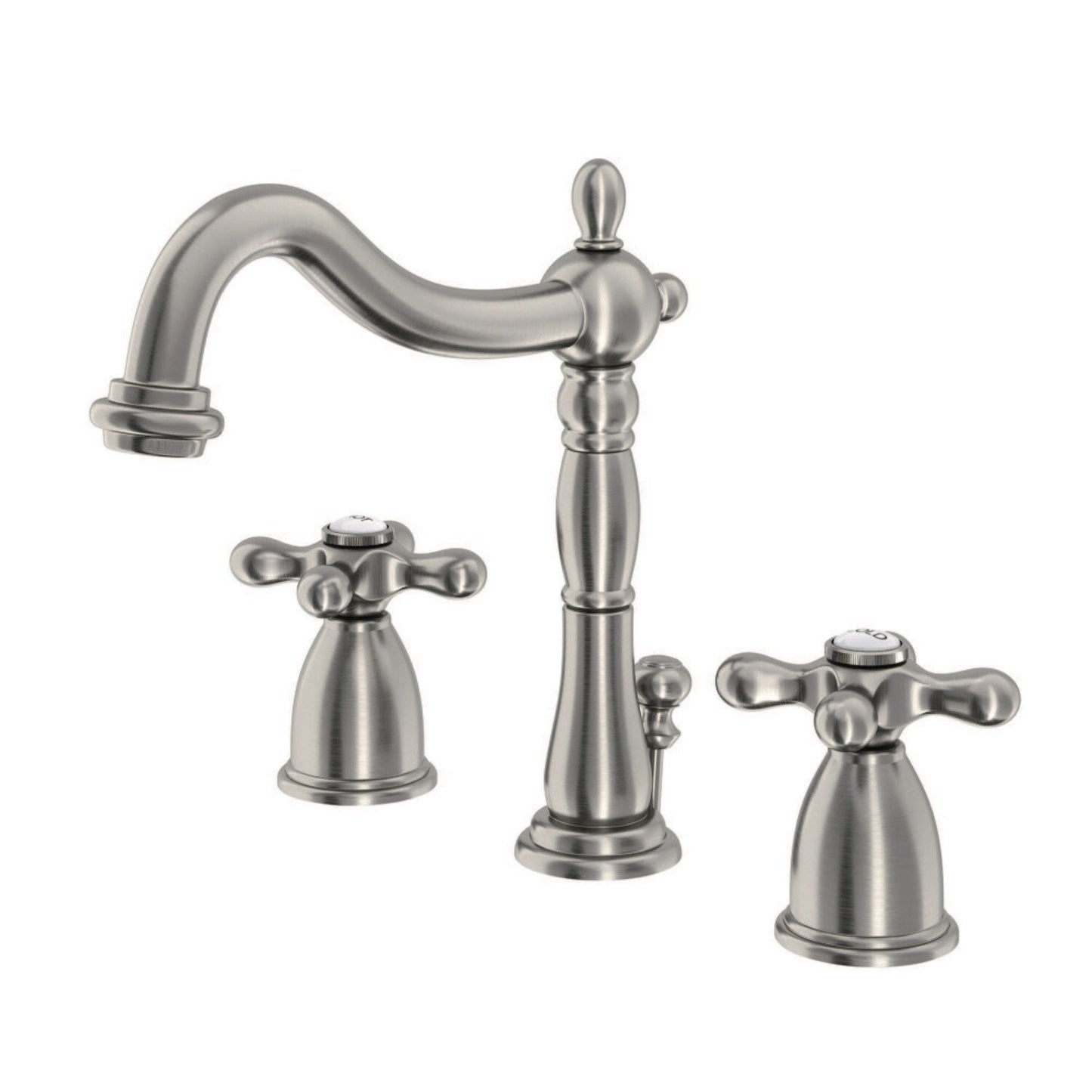 Robinet de salle de bain à large espacement Heritage de 8 po