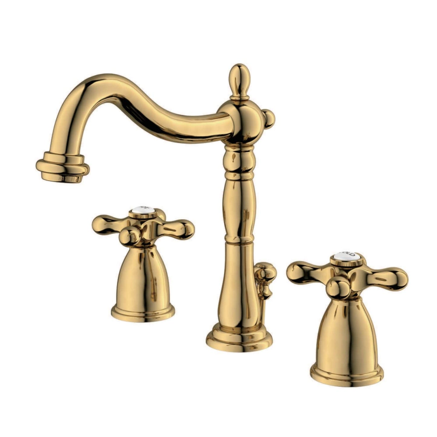 Robinet de salle de bain à large espacement Heritage de 8 po
