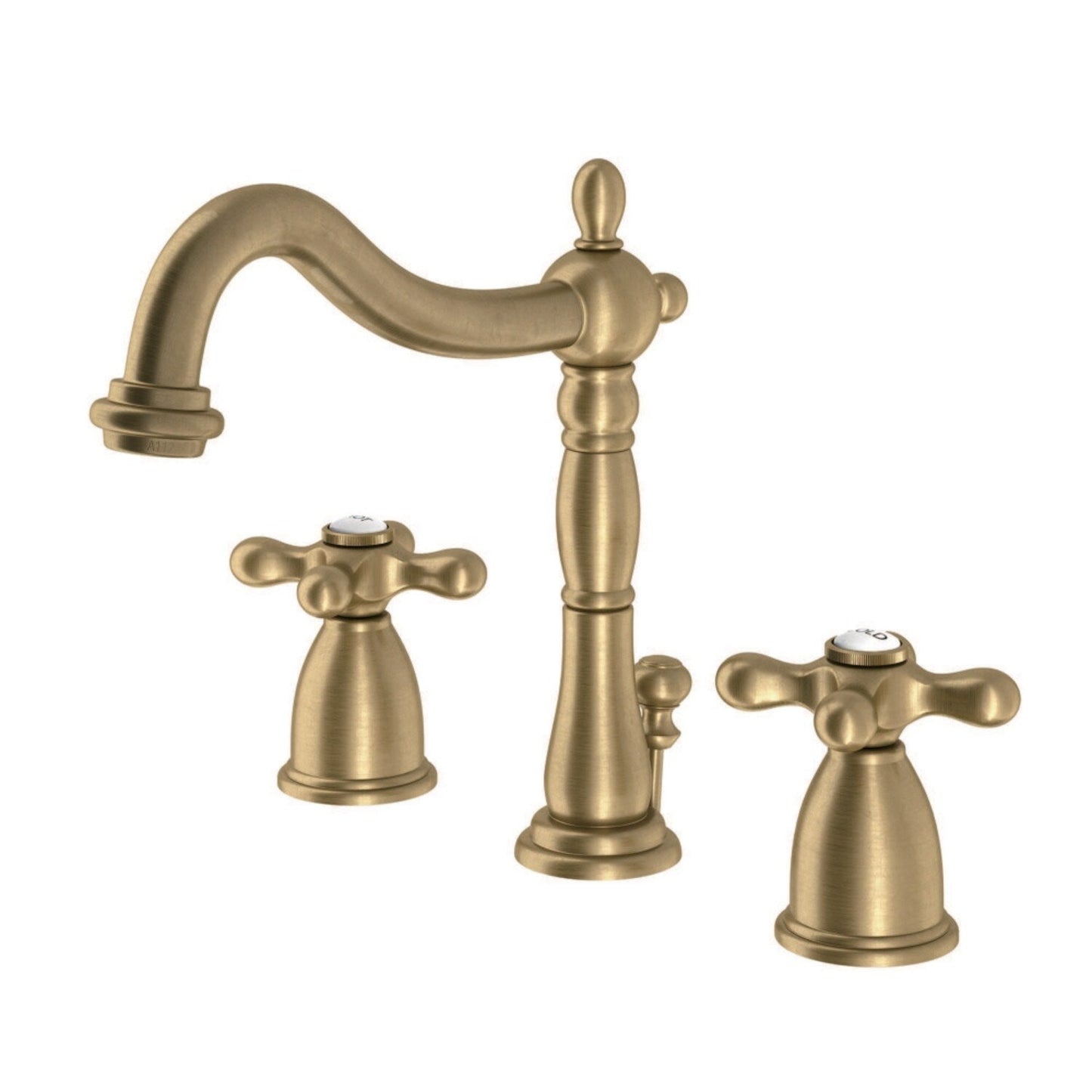 Robinet de salle de bain à large espacement Heritage de 8 po