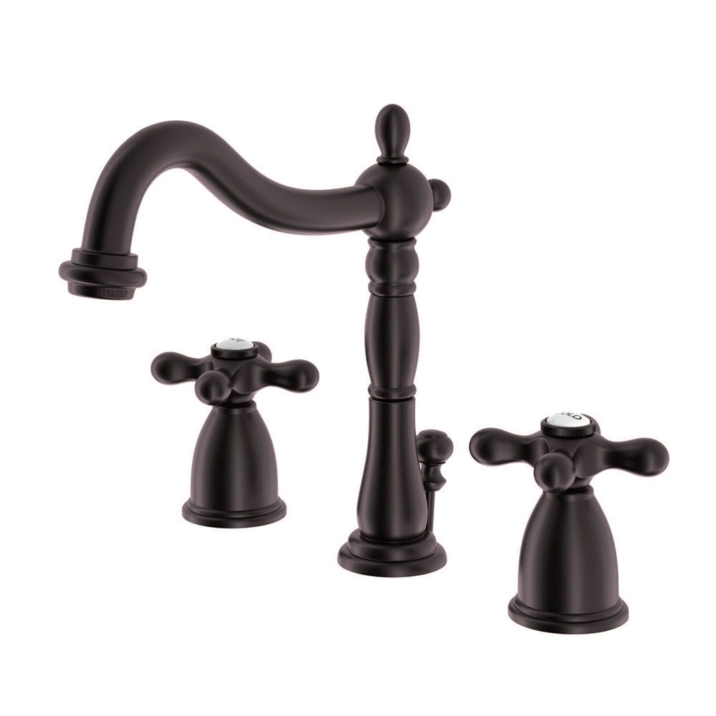 Robinet de salle de bain à large espacement Heritage de 8 po