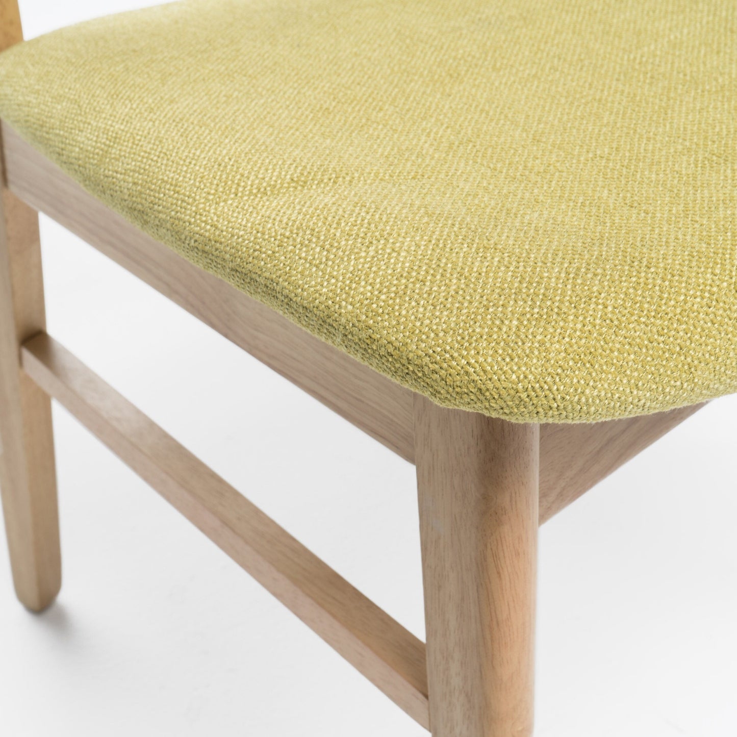 Chaise de salle à manger Abrielle en bois d'acacia rembourré, style moderne du milieu du siècle, par Christopher Knight Home (lot de 2)
