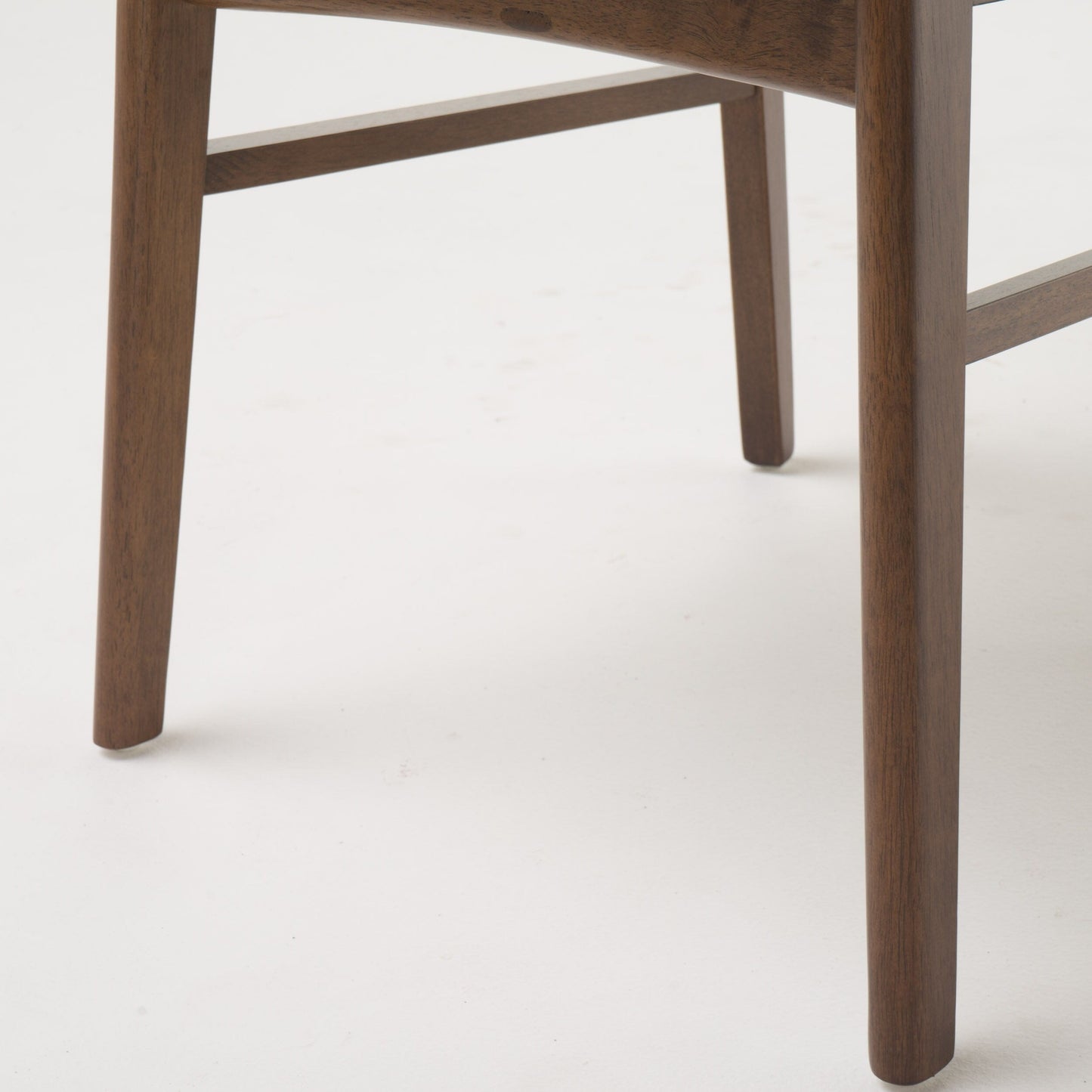 Chaise de salle à manger Abrielle en bois d'acacia rembourré, style moderne du milieu du siècle, par Christopher Knight Home (lot de 2)