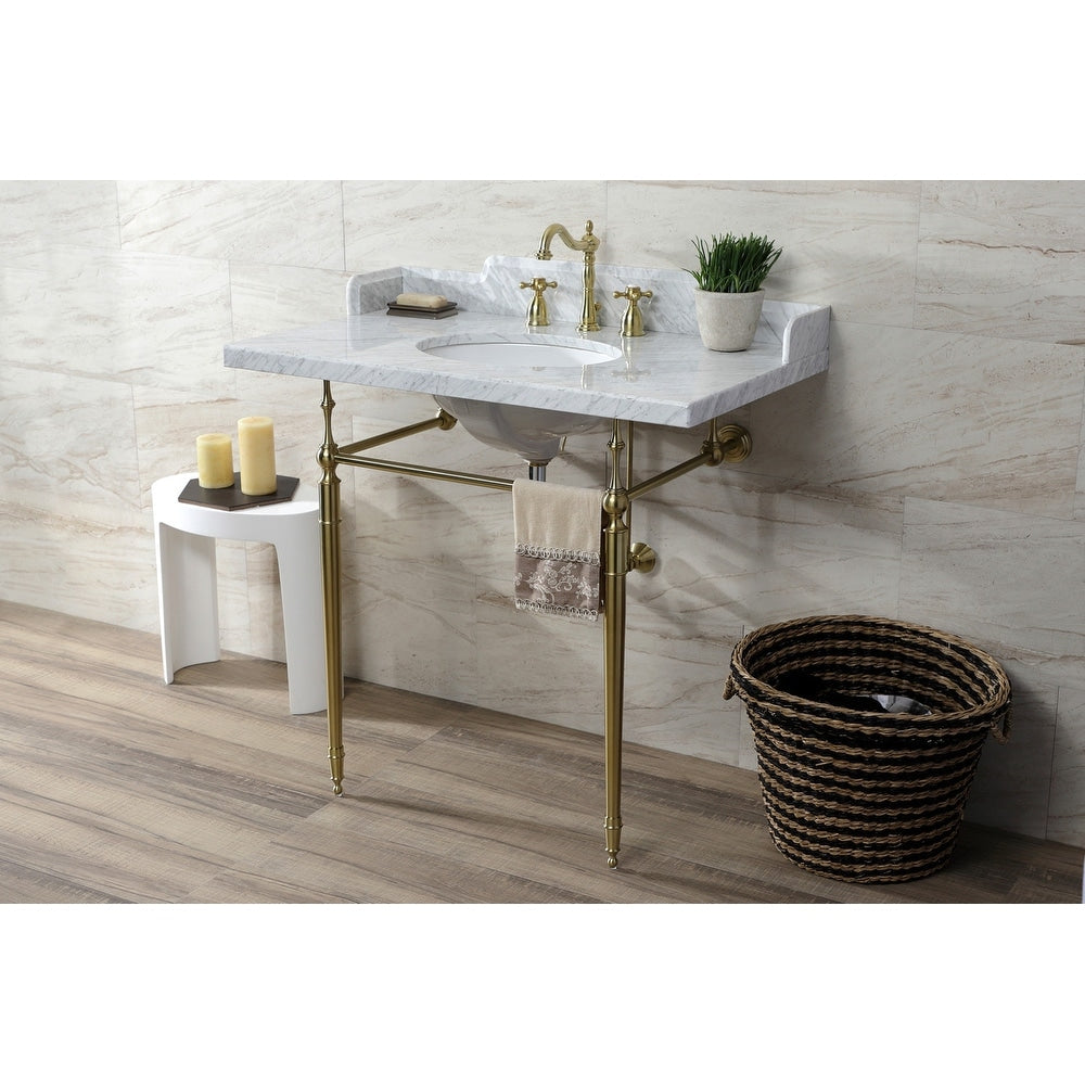 Robinet de salle de bain à large espacement Heritage de 8 po