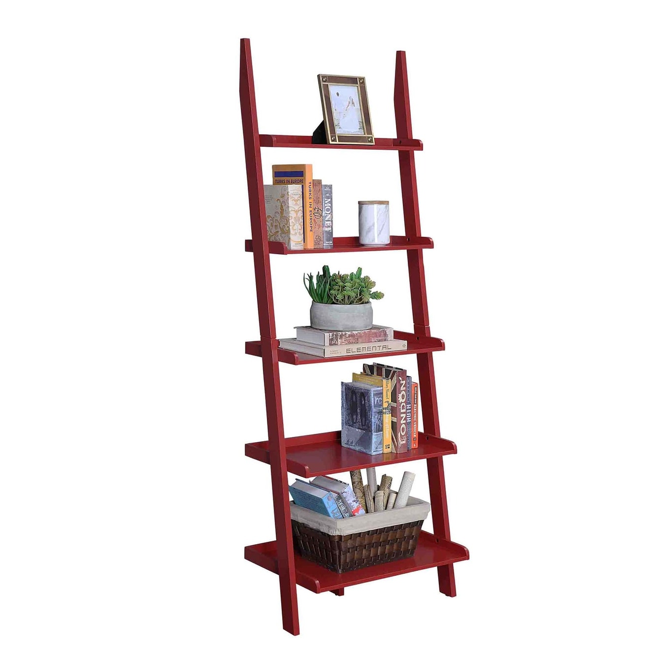 Échelle d'étagère pour bibliothèque American Heritage de Convenience Concepts