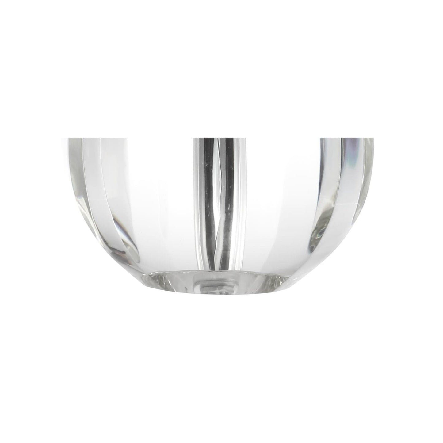 Lampe de table LED Goddard à boule de cristal/métal de 16 pouces, par JONATHAN Y