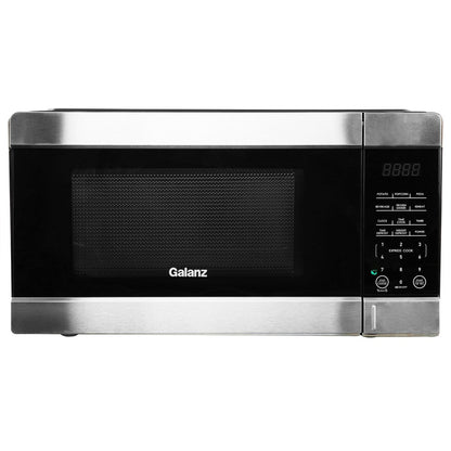 Four à micro-ondes de 0,9 pi³ et 900 W pour comptoir, noir, avec fonction de cuisson rapide en un seul toucher.