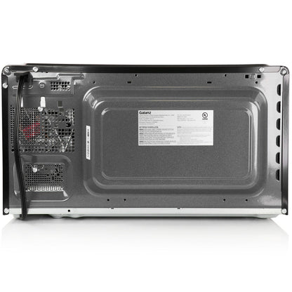 Four à micro-ondes de 0,9 pi³ et 900 W pour comptoir, noir, avec fonction de cuisson rapide en un seul toucher.