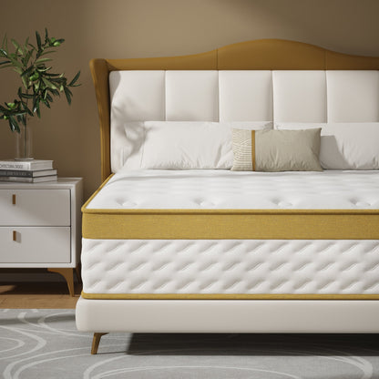 Matelas hybride à ressorts et mousse à mémoire de forme de 25 cm (10 pouces)