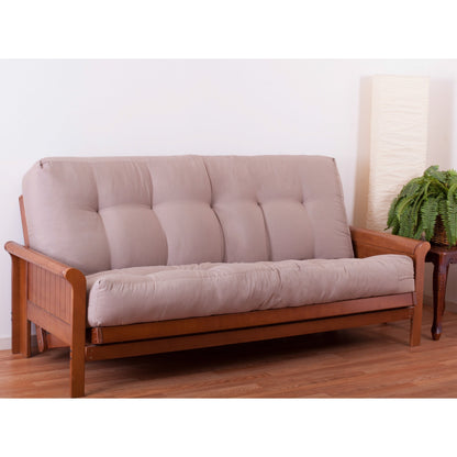 Matelas futon en twill de 25 cm d'épaisseur (simple, double ou queen size)