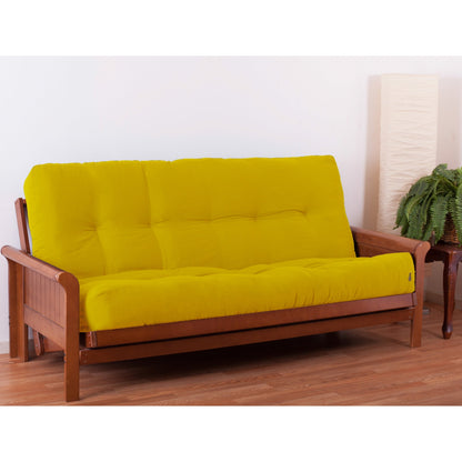 Matelas futon en twill de 25 cm d'épaisseur (simple, double ou queen size)