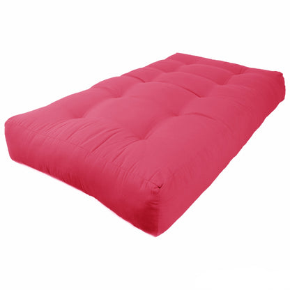 Matelas futon en twill de 25 cm d'épaisseur (simple, double ou queen size)