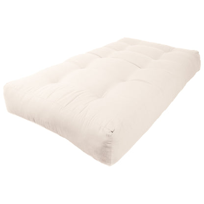 Matelas futon en twill de 25 cm d'épaisseur (simple, double ou queen size)