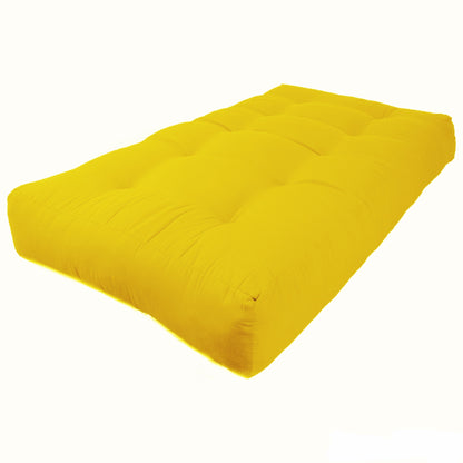 Matelas futon en twill de 25 cm d'épaisseur (simple, double ou queen size)