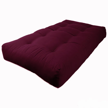 Matelas futon en twill de 25 cm d'épaisseur (simple, double ou queen size)