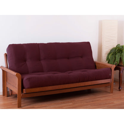 Matelas futon en twill de 25 cm d'épaisseur (simple, double ou queen size)