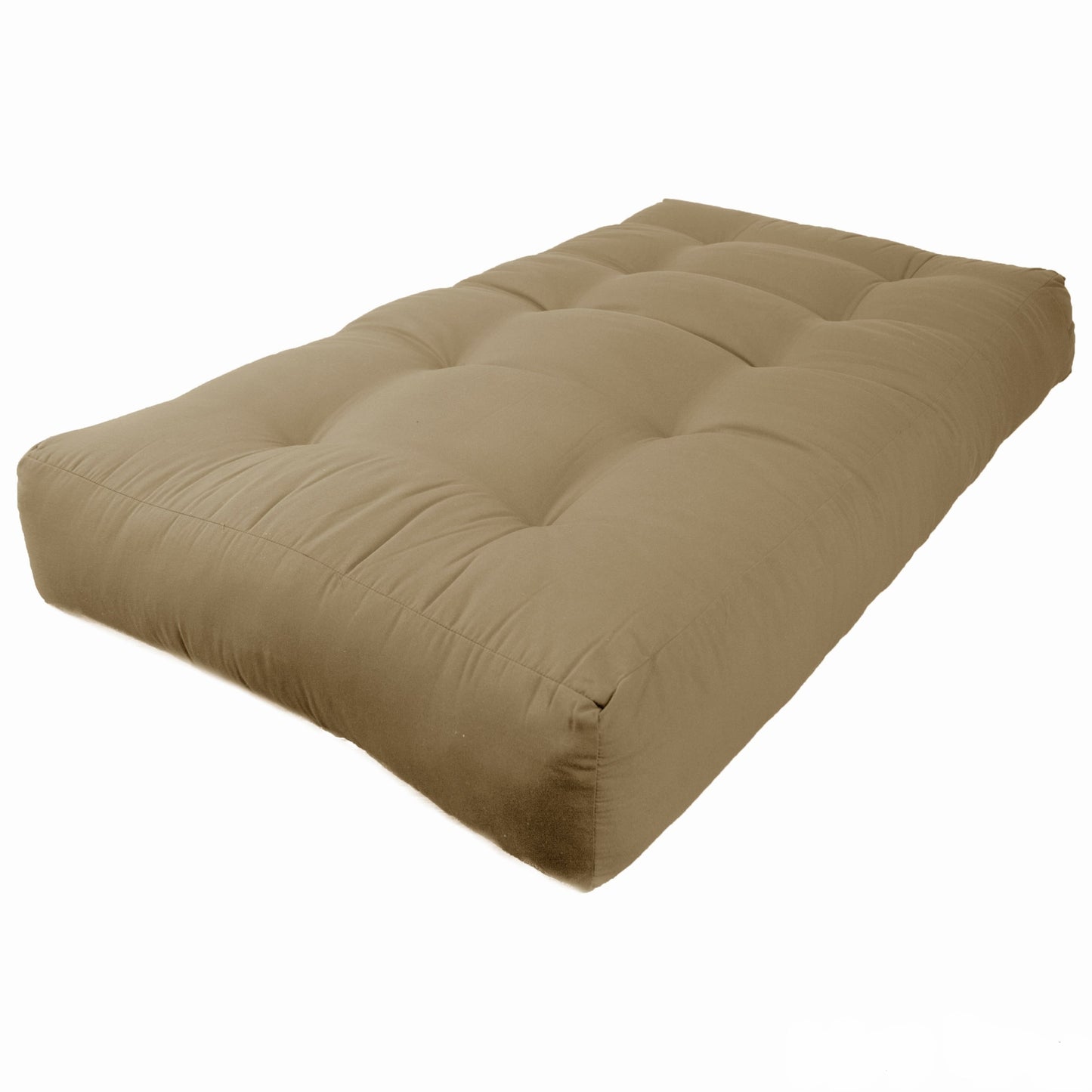 Matelas futon en twill de 25 cm d'épaisseur (simple, double ou queen size)