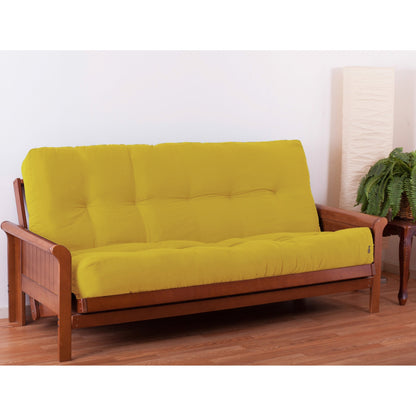 Matelas futon en twill de 25 cm d'épaisseur (simple, double ou queen size)