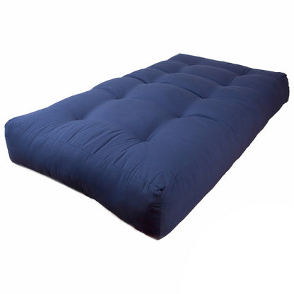 Matelas futon en twill de 25 cm d'épaisseur (simple, double ou queen size)