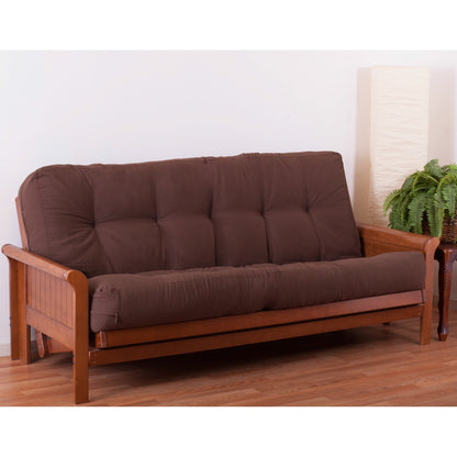 Matelas futon en twill de 25 cm d'épaisseur (simple, double ou queen size)