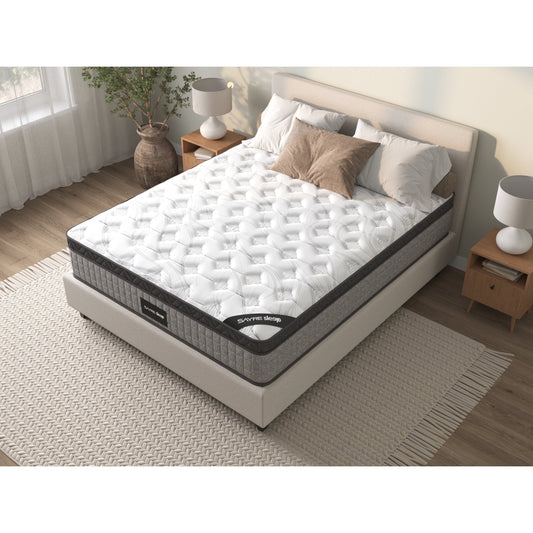 Assemblé aux États-Unis - Matelas hybride 10 Diamond avec ressorts ensachés et mousse à mémoire de forme au gel rafraîchissant