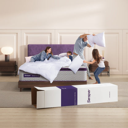 Matelas à ressorts medium avec surcouche en mousse à mémoire de forme de 30 cm (12 pouces)